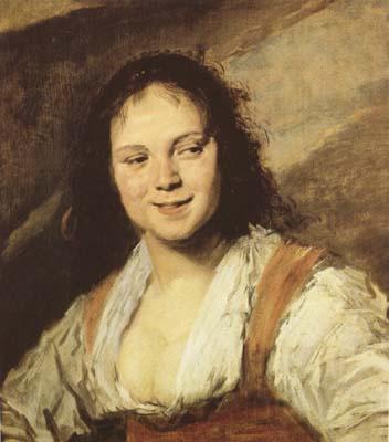 Frans Hals The Gypsy Girl (mk08) Norge oil painting art